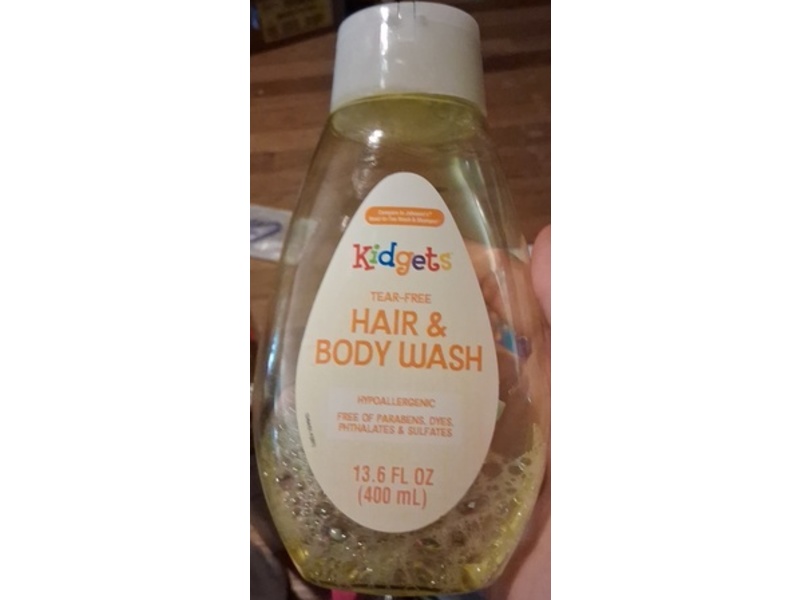 Kidgets Tear-Free Hair & Body Wash, 13.6 fl oz/400 mL