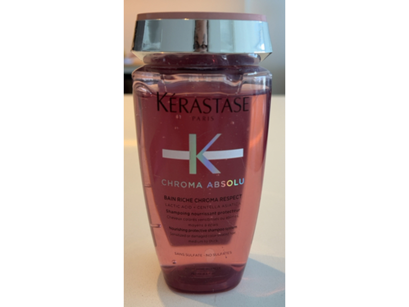 Kerastase Chroma Absolu Bain Chroma Respect Shampoo, Amino Acid + Centella Asiatica, 8.5 fl oz/250 mL