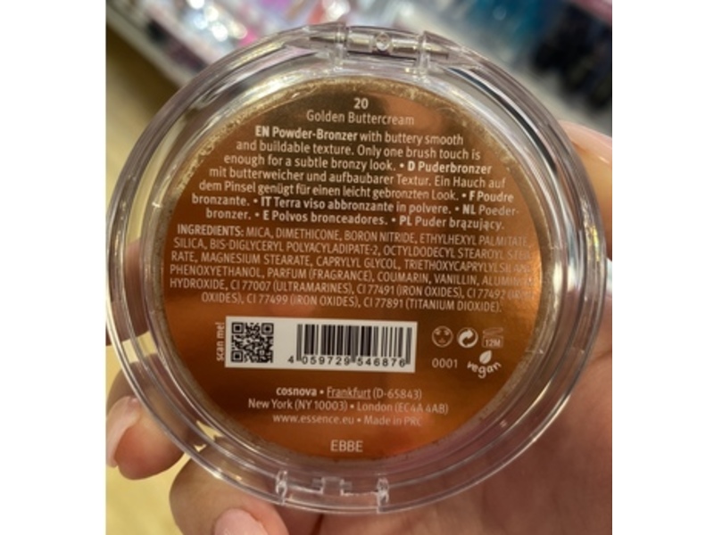 Essence Soft Touch Butter Bronzer, 20 Golden Buttercream, 0.35 oz/10 g
