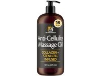 M3 Naturals Anti-Cellulite Massage Oil, Collagen + Stem Cell Infused, 16 fl oz/473 mL - thumbnail 1