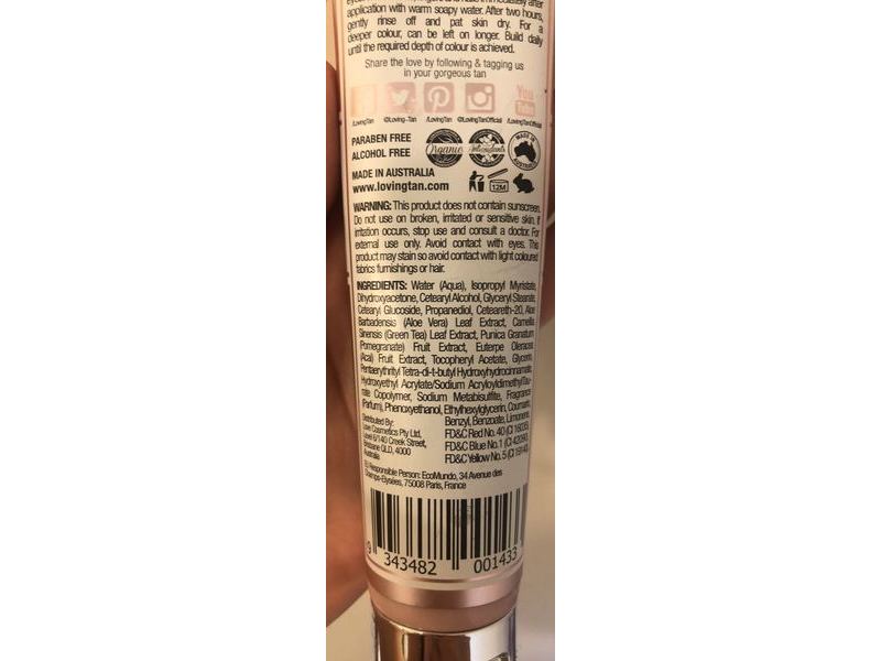Loving Tan Deluxe Face Tan, Dark, 1.6 fl oz/50 mL