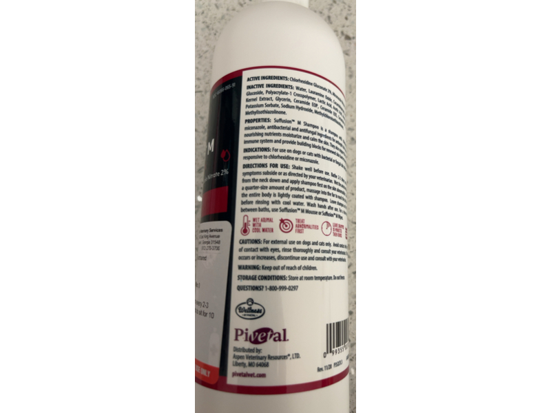 Pivetal Dog & Cats Antiseptic Shampoo, Suffusion K