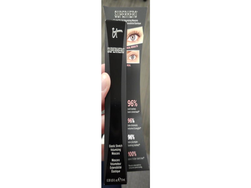 It Cosmetics Superhero Elastic Stretch Volumizing Mascara, 0.30 fl oz/9 mL