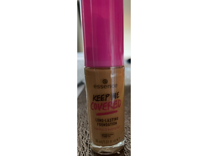 Essence Keep Me Covered Long-Lasting Foundation, 150 Neutral Tan, 1.01 fl oz/30 mL