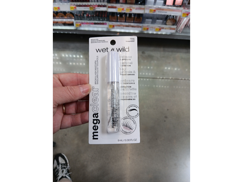 Wet n Wild Mega Clear Brow & Lash Mascara, 0.30 fl oz/9 mL