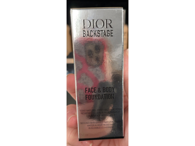 Dior Backstage Face & Body Foundation, 0N, 1.7 oz/50 mL