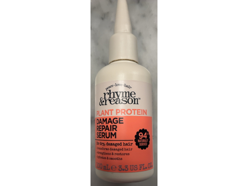 Rhyme & Reason Damage Repair Serum, Plant Protein, 3.3 fl oz/100 mL