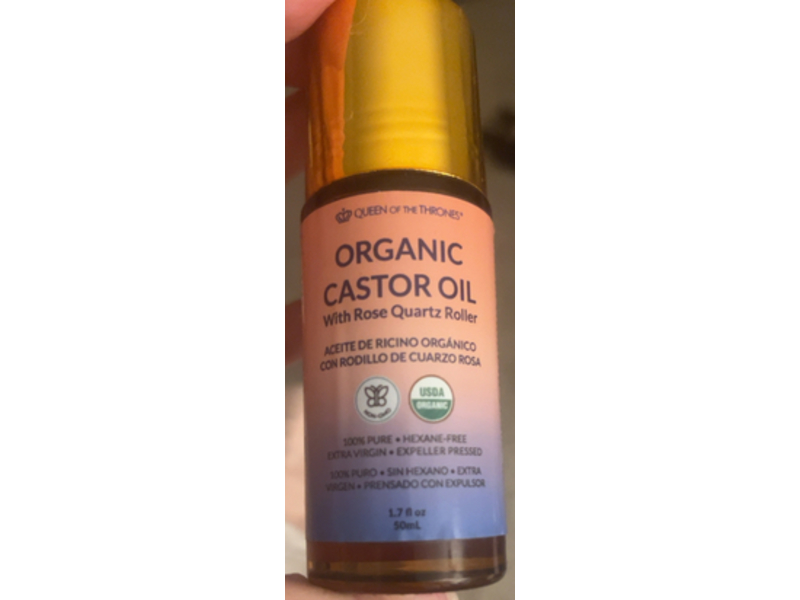 Queen of Thrones Organic Castor Oil, 1.7 fl oz/50 mL