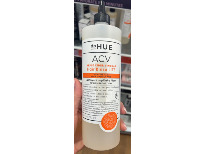 Dp Hue Apple cider Vinegar Hair Rinse Lite, 20 fl oz/591 mL