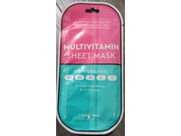 Global Beauty Care Multivitamin Sheet Mask, Vitamin B3, B5, A, C & E, 0.80 fl oz/25 mL, 1 Count - Image 2