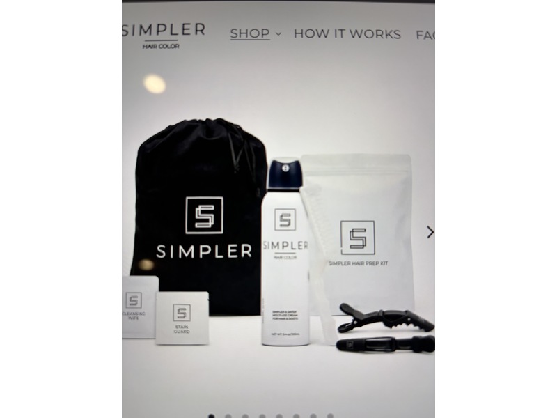 Simpler Hair Color Women’s Full Coverage Color Box, Brown Black