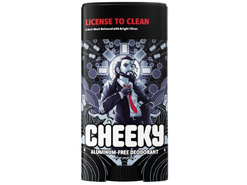 Cheeky Aluminium-Free Deodorant, License To Clean, 2.65 oz/75 g