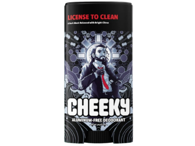 Cheeky Aluminium-Free Deodorant, License To Clean, 2.65 oz/75 g