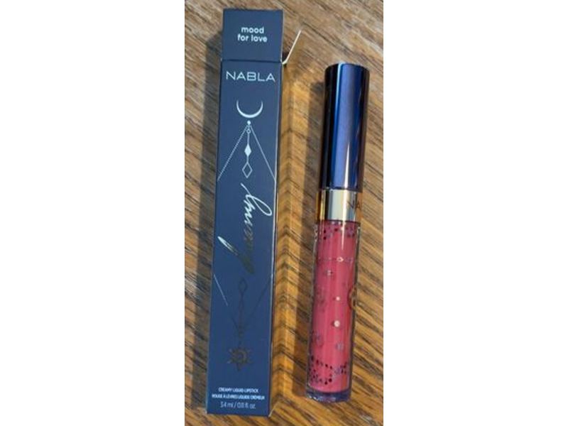 Nabla Creamy Liquid Lipstick, Mood For Love, 0.11 fl oz/3.4 mL