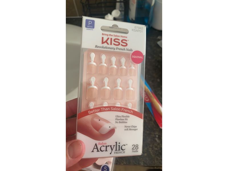 Kiss Salon Acrylic French Mill Crush Hour (6 Pack)