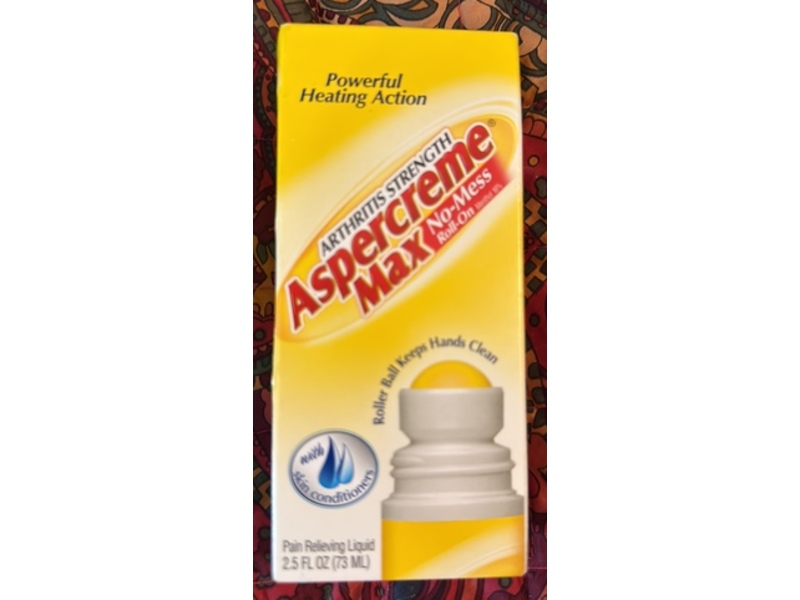Aspercreme Max Arthritis Pain Relieving Liquid, 2.5 fl oz/73 mL
