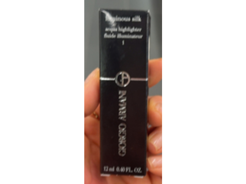 Giorgio Armani Luminous Silk Acqua Highlighter, 1 Halo- Translucent Pearl, 0.4 fl oz/12 mL