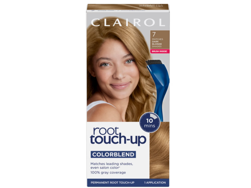Clairol Permanent Cream Root Touch-Up, 7 Blonde Hair Color, 1 Application
