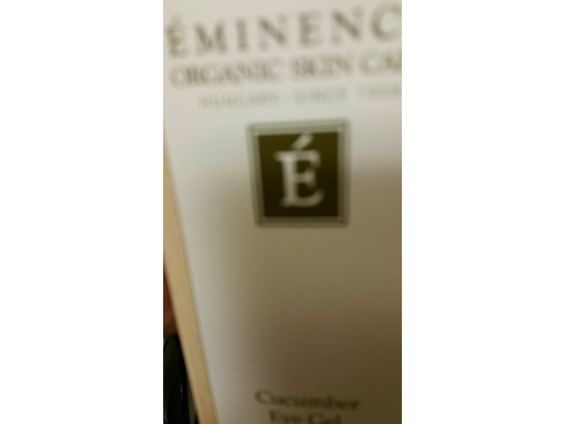Eminence Organic Skin Care, Cucumber Eye Gel, 1.05 fl oz/30 mL