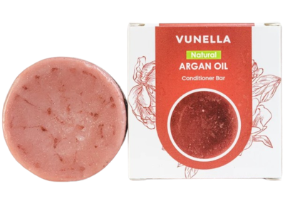 Vunella Conditioner Bar, Natural, Argan Oil, 1.4 oz