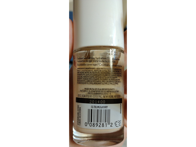Covergirl Trublend Hydrating Foundation, M1, 1 fl oz/30 mL