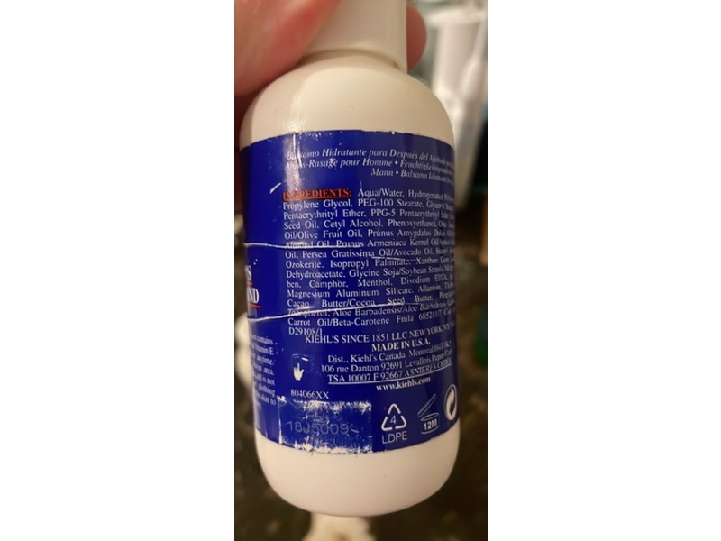 Kiehl's Since 1851 The Ultimate Men's After-Shave Balm & Moisturizer, 4.2 fl oz/125 mL