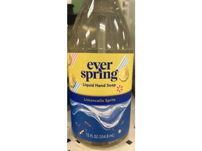 Ever Spring Liquid Hand Soap, Limoncello Spritz, 12 fl oz/354.8 mL