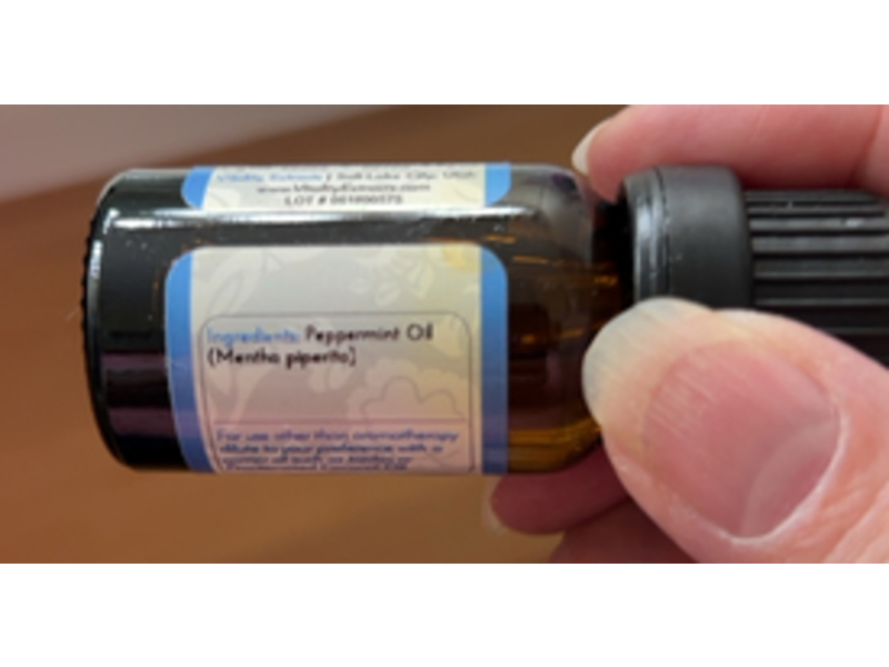 Vitality Extracts Pure Essential Oil, Peppermint,10 mL