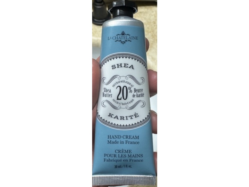 La Chatelaine Shea Butter Hand Cream, Shea, 1 fl oz/30 mL