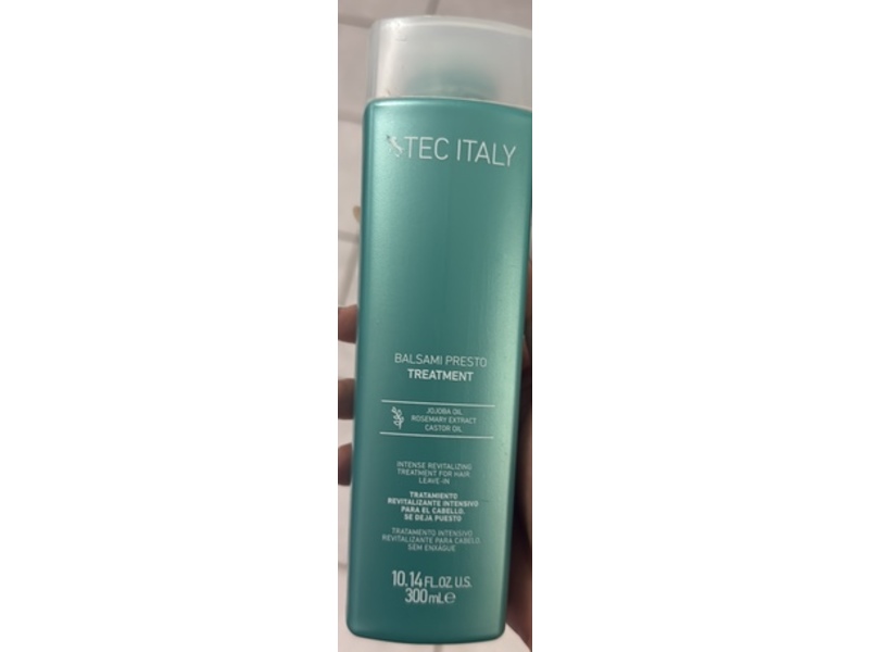 Tec Italy Balsami Presto Treatment, Jojoba Oil, Rosemary Extract & Castor Oil, 10.14 fl oz/300 mL