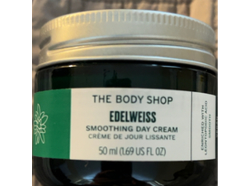 The Body Shop Edelweiss Smoothing Day Cream, 1.69 fl oz/50 mL