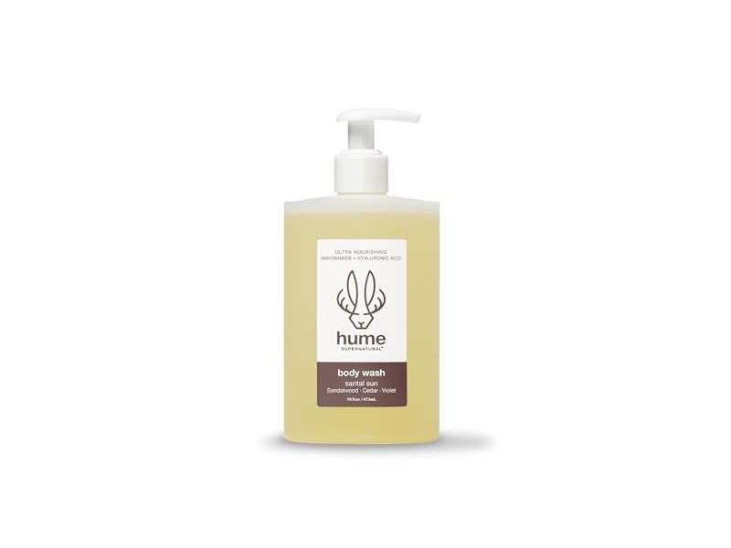 Hume Supernatural Ultra Nourishing Body Wash, Santal Sun,16 fl oz/473 mL