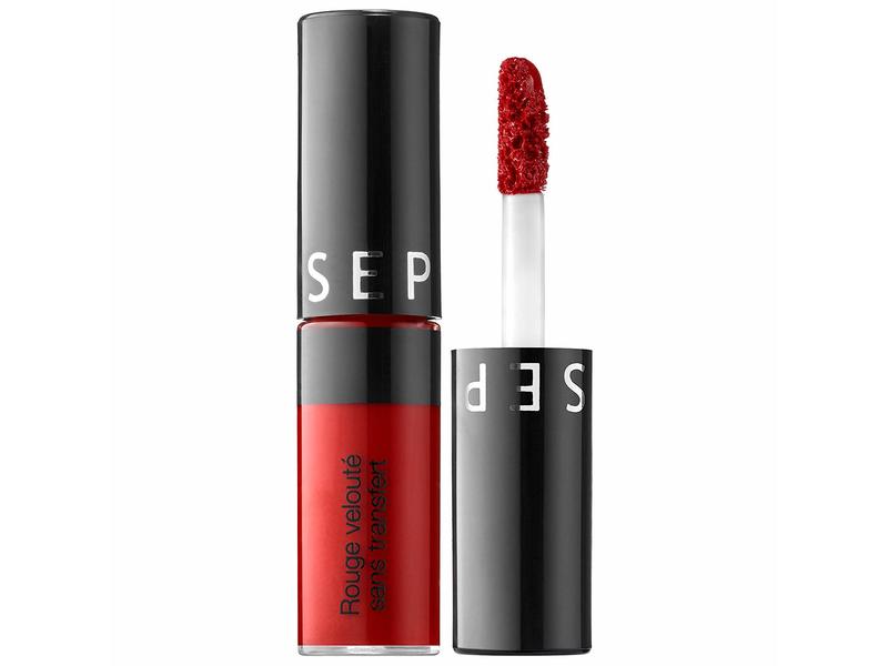 Skole lærer Donau krave Sephora Collection Cream Lip Stain Rouge Veloute 01 Always Red Mini  Ingredients and Reviews