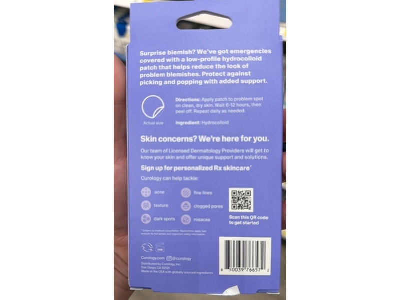 Curology Treat Emergency Spot Patches, 80 Count