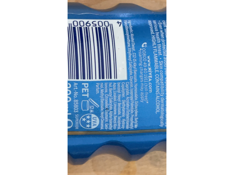 Nivea Sun Protect & Dry Touch Spray, SPF 30, 200 mL