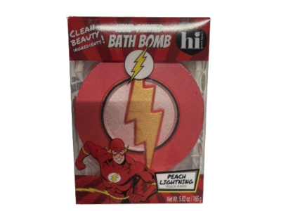 Hi Peach Layne Hand Painted Bath Bomb, 5.82 oz/165 g