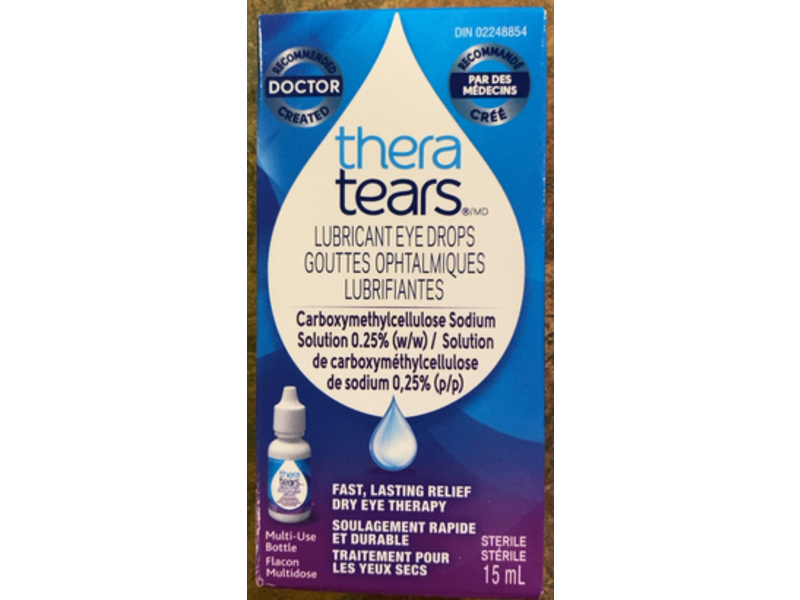 Thera Tears Lubricant Eye Drops, 15 mL