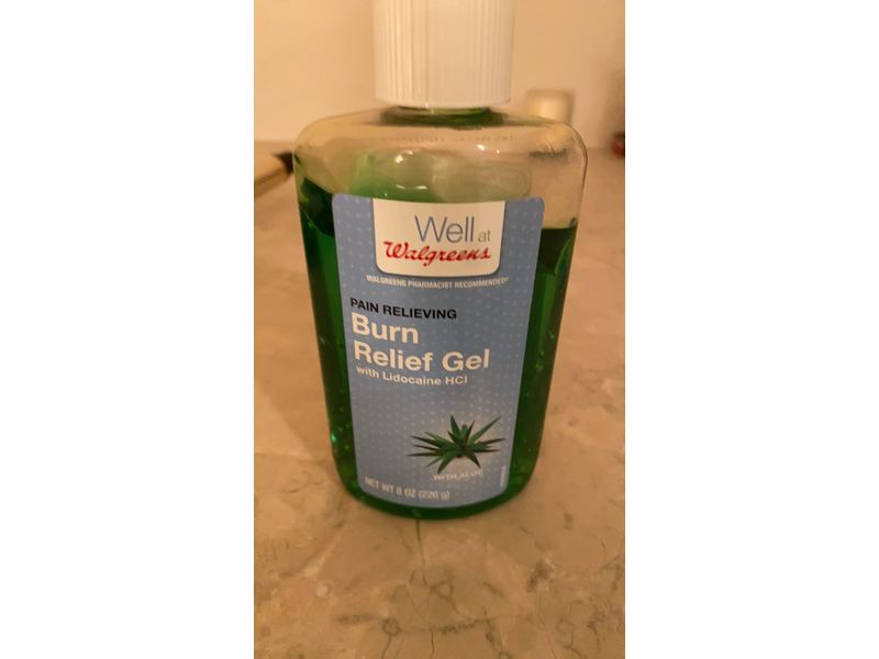 Walgreens Burn Relief Pain Relieving Gel, Aloe Vera, 8 oz