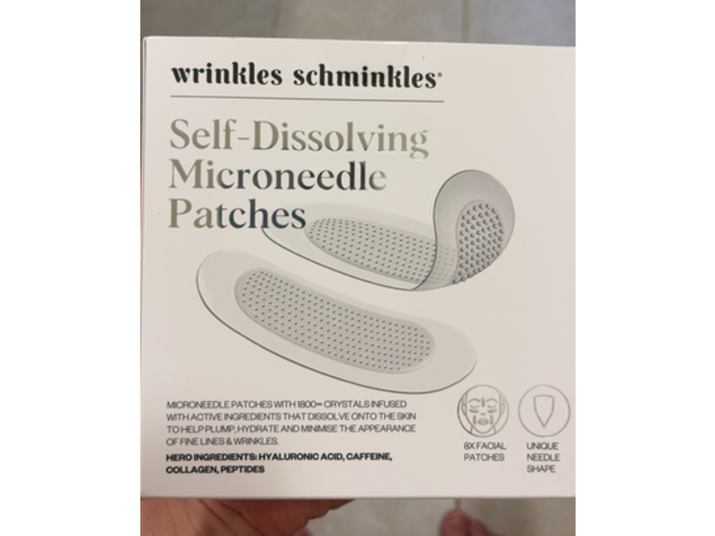 Wrinkles Schminkles Self-Dissolving Microneedle Patches, 8 Count
