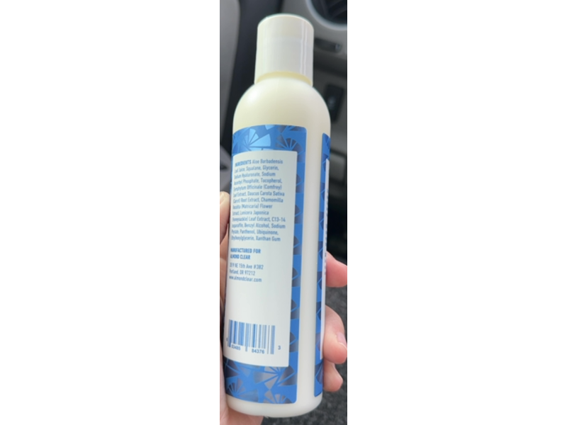 Almond Clear Soothing Daily Moisturizer, Aloe Vera+ Squalane & Hyaluronic Acid, 6.7 fl oz/198 mL