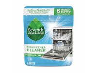 Seventh Generation Dishwasher Cleaner Packs, Fragrance Free, 6 Count - thumbnail 1