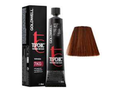 Goldwell Topchic Hair Color Coloration, Warm Reds 7K, 8.6 oz/245 g