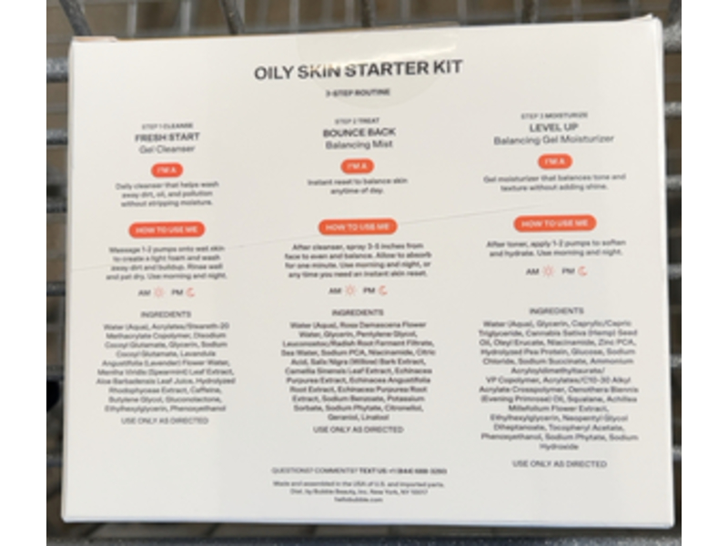 Bubble Oily Skin Starter Kit