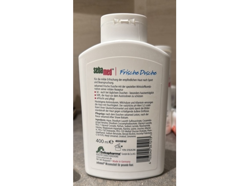 Sebamed Fresh Bath & Shower Gel, 13.3 fl oz/400 mL