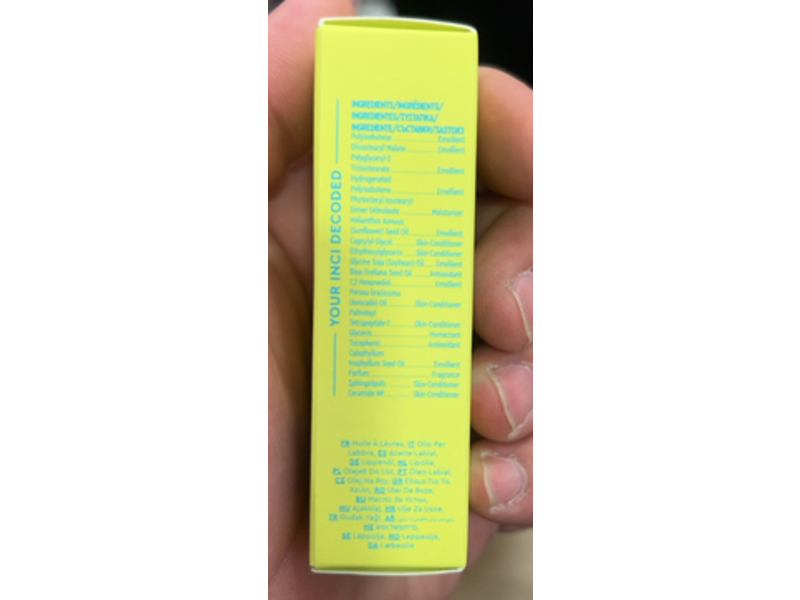 Byoma Liptide Lip Oil, Barrier Lipids + Peptides + Avocado Oil, 0.16 fl oz/5 mL