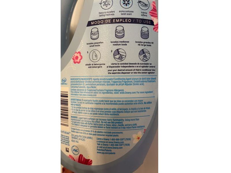 Downy Fresh Fabric Softener, Sweet Summer, 58 Loads, 50 fl oz/1.48 L