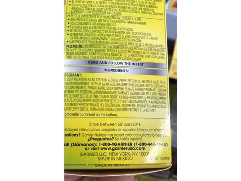 Garnier Nutrisse Ultra Coverage Hair Color Creme, Glazed Walnut 500