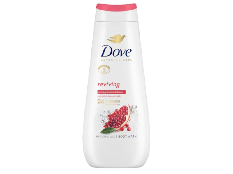 Dove Advanced Care Reviving Body Wash, Pomegranate & Hibiscus, 400 mL