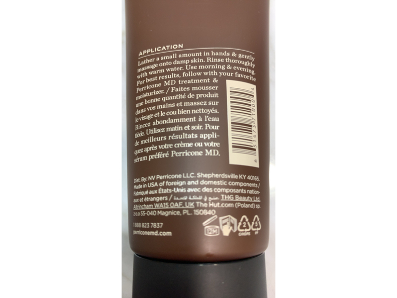 Perricone MD High Potency Classics Nutritive Cleanser, 6.0 fl oz/177 mL