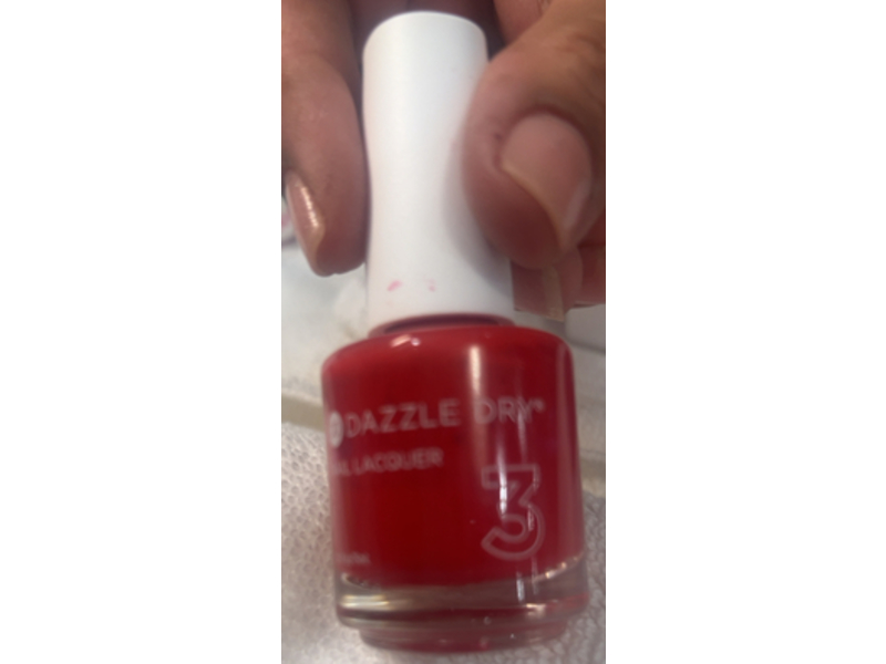 Dazzle Dry Step 3 Nail Lacquer, Pep Rally, 0.5 fl oz/15 mL